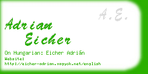 adrian eicher business card
